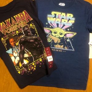 Set of boys tee shirts